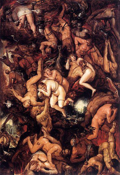 Frans Francken II The Damned Being Cast into Hell oil painting image